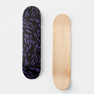 Skateboard Flux en violet et noir