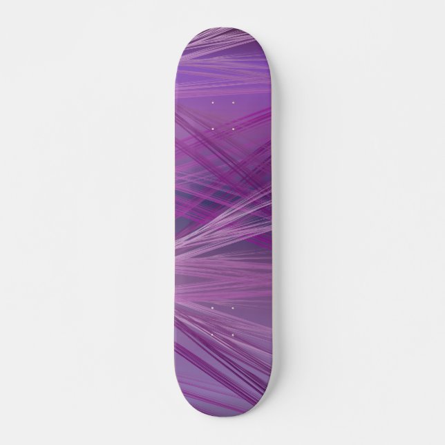 Skateboard Flux violets (Devant)