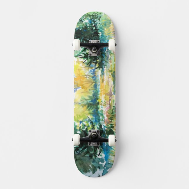 Skateboard Forêt (Recto)