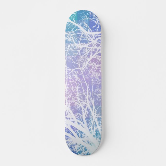 Skateboard Forêt de pixel (Devant)
