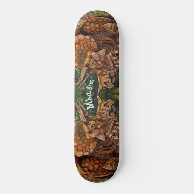 Skateboard Forêt des Tricératops (Recto)