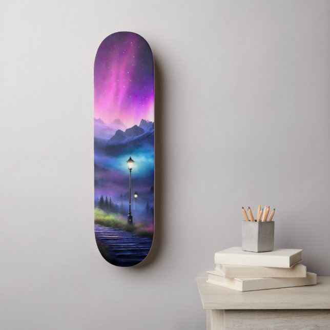 Skateboard Forêt enchantée (Art mural)