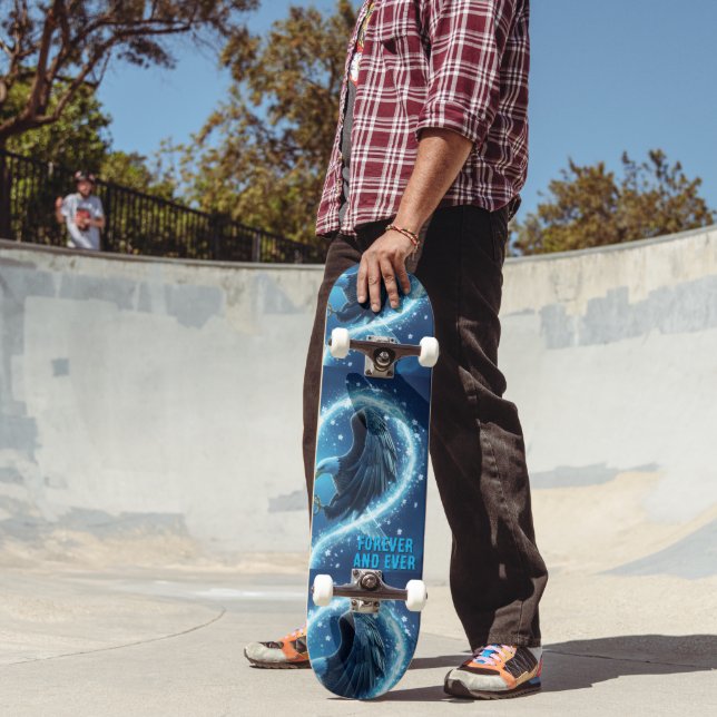 Skateboard Forever and Ever Eagle Heart Custom 2 (Extérieur 2)