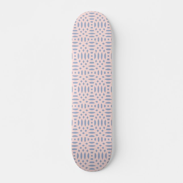 Skateboard formes circulaires motif transparent (Devant)