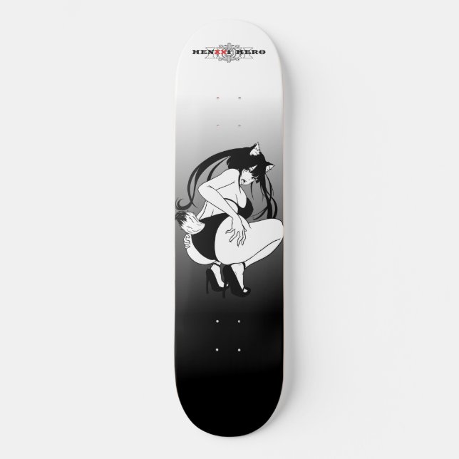 Skateboard Fox Girl (Recto)