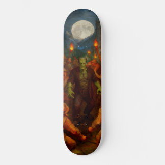 Skateboard Franken Monster Loose In The Village