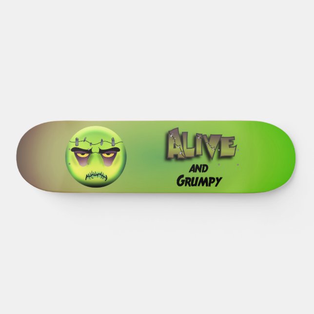 Skateboard Frankenmoji (Horizontal)