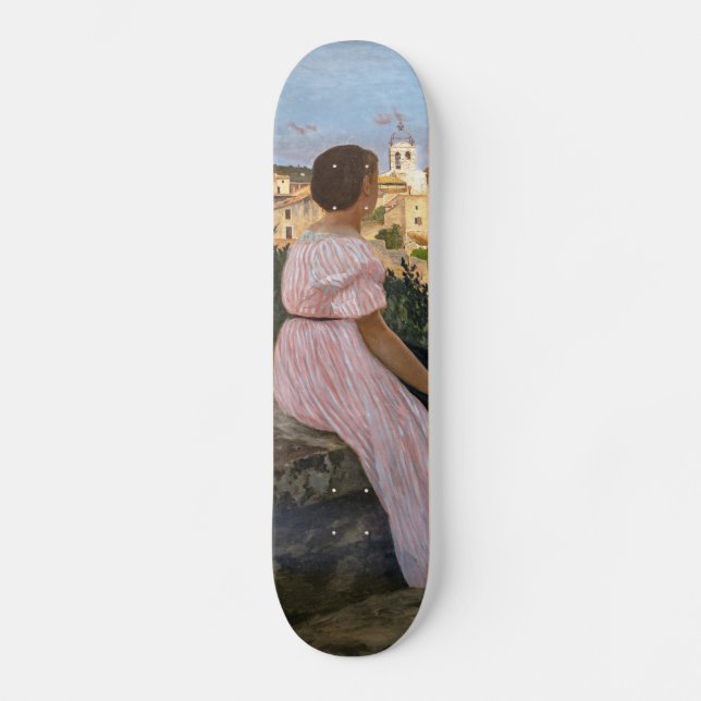 Skateboard Frederic Bazille - La robe rose (Recto)
