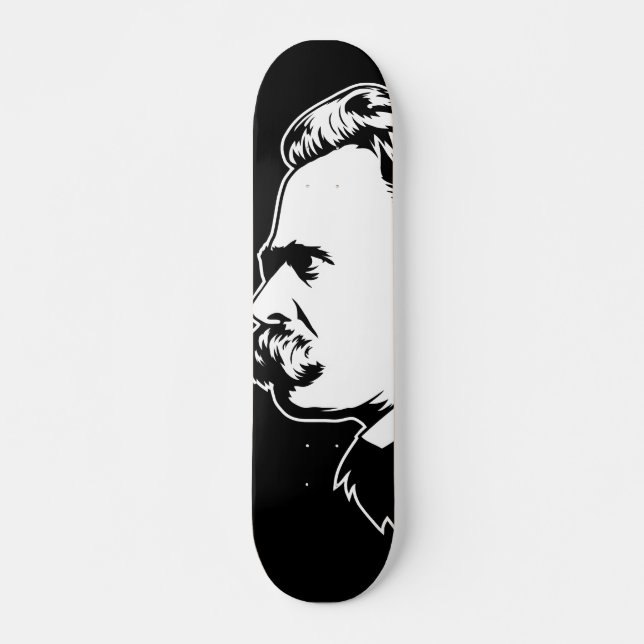 Skateboard Frederich Nietzsche Portrait Mousepad (Devant)