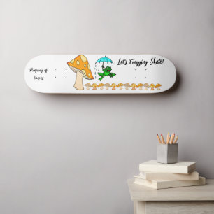 Skateboard Frogging Skate Mushroom