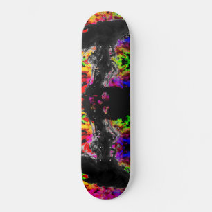 Skateboard fumée de crâne