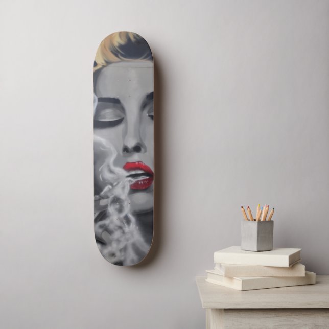 Skateboard Fumeuse (Art mural)
