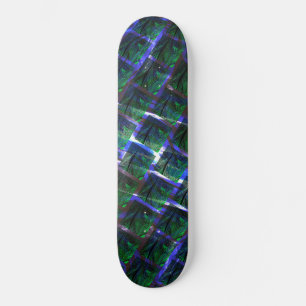 Skateboard Fundo de imagem verde sob grade escura ?