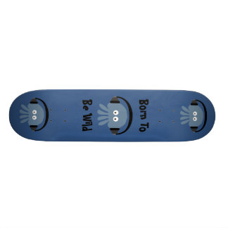 Skateboard Funky Blue DJ Jellyfish Né Pour Être Sauvage Deck