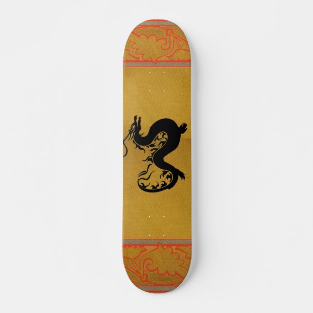 Skateboard für asiatische Drachen (Vorne)