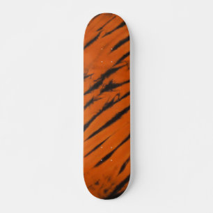 Skateboard für Bengalische Streifen in Schwarz und