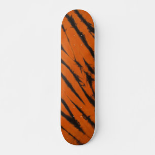 Skateboard für Bengalische Streifen in Schwarz und