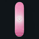 Skateboard für benutzerdefinierte Farben - Herz-Li<br><div class="desc">Pink Liebe - Wählen Sie Ihre Lieblingsfarben</div>