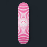 Skateboard für benutzerdefinierte Farben - Herz-Li<br><div class="desc">Pink Liebe - Wählen Sie Ihre Lieblingsfarben</div>