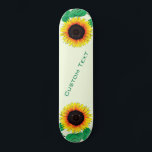 Skateboard für benutzerdefinierte Texte und Farben<br><div class="desc">Art Sonnenblumen - Fügen Sie Ihren Text / Name / Jahr / Zahl / Logo / Mehr - Wählen Sie / Ihren bevorzugten Hintergrund und Farben hinzufügen !</div>