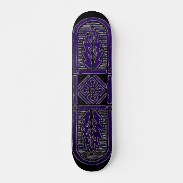Skateboard für Blumenmuster (Vorne)