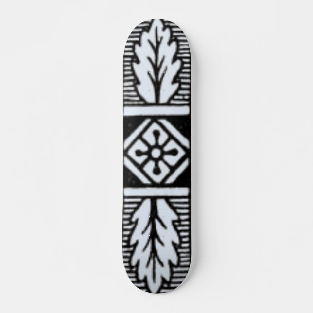 Skateboard für Blumenmuster (Vorne)