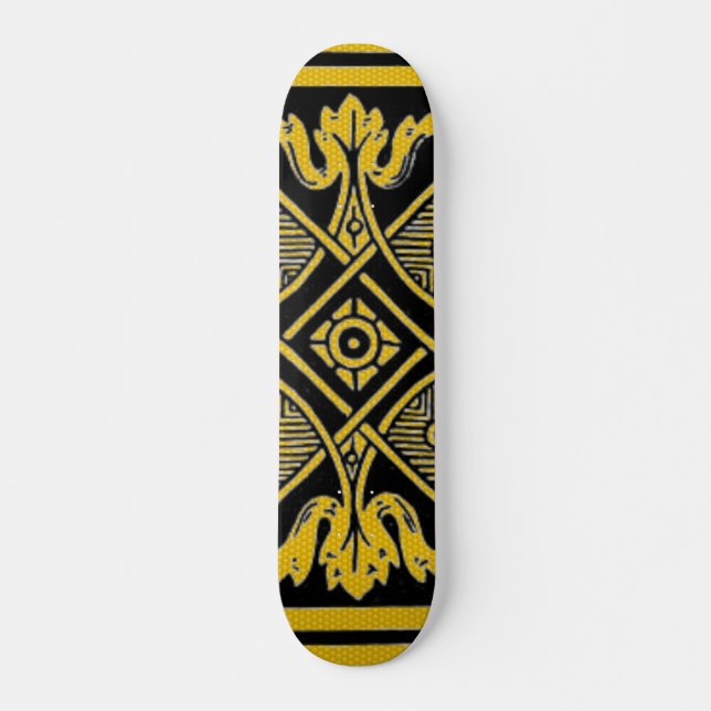 Skateboard für Blumenmuster (Vorne)