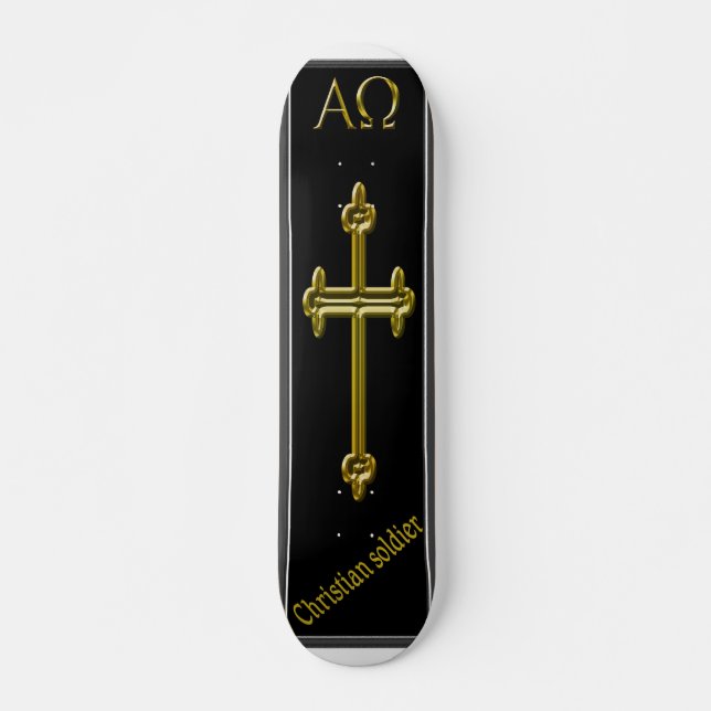 Skateboard für christliche Soldaten (Vorne)