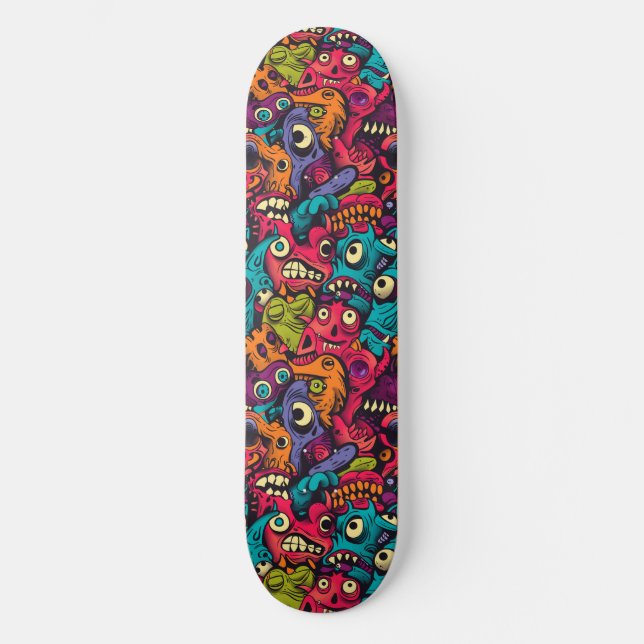 Skateboard für coole Cartoon (Vorderseite)