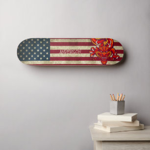 Skateboard für den personalisierten amerikanischen