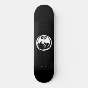 Skateboard für den weißen Drachen