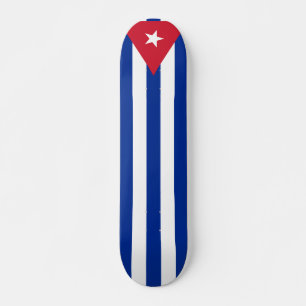 Skateboard für die kubanische Flagge