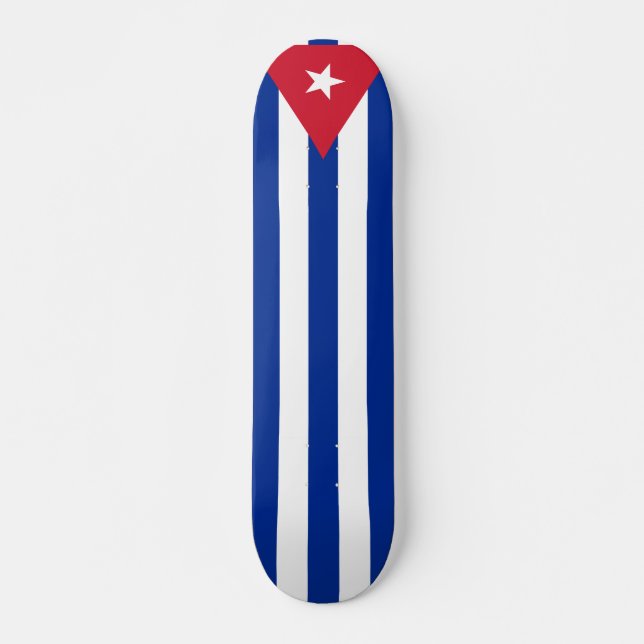 Skateboard für die kubanische Flagge (Vorne)