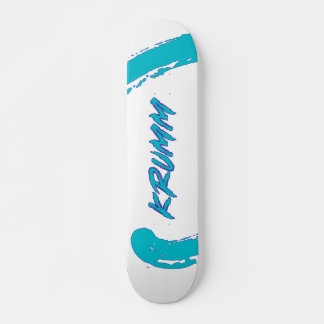 Skateboard für die Marke KRUMM im Stil der 90er Ja