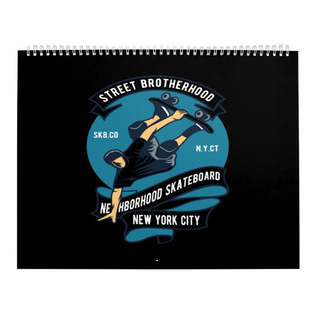 Skateboard für die Nachbarschaft Kalender (Titelbild)