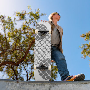 Skateboard für einfaches geometrisches Muster