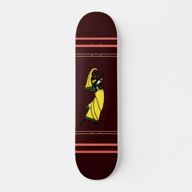 Skateboard für Frauen in Afrika (Vorne)