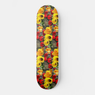 Skateboard für Gelb und Rot