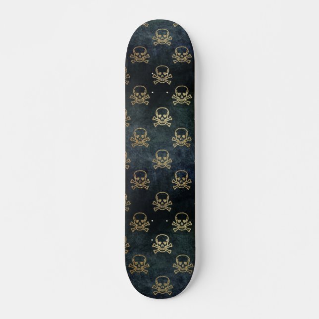 Skateboard für Gothic Skull and Bones (Vorne)