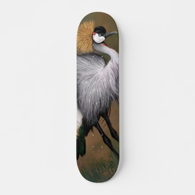 Skateboard für graue Krane (Vorne)
