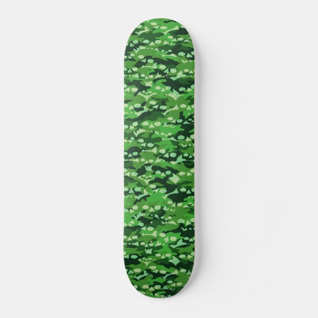 Skateboard für grüne Camouflage (Vorderseite)