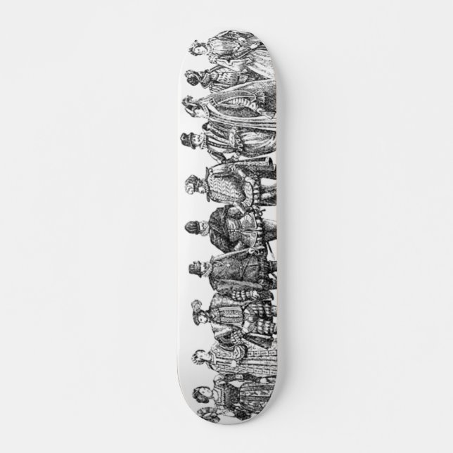 Skateboard für historische Kostüme (Vorne)