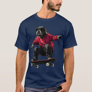Skateboard für Hunde - Skateboard T - Shirt