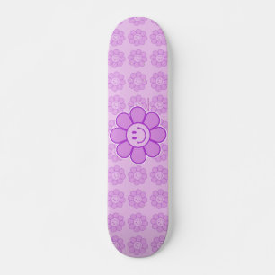 Skateboard für lila Blume