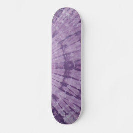 Skateboard für lila Gefärbte Krawatte