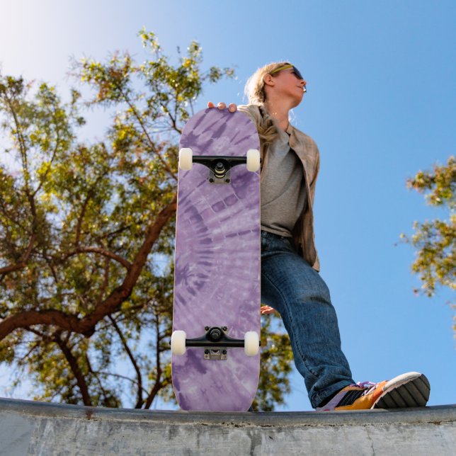Skateboard für lila Gefärbte Krawatte (Außenbereich 1)