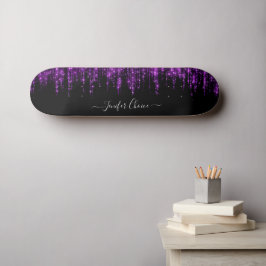 Skateboard für lila Individuelle Name