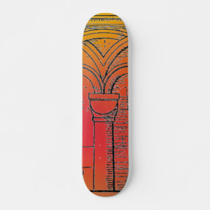 Skateboard für mittelalterliche Architektur