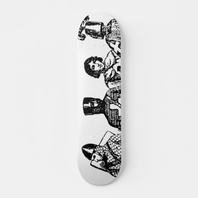 Skateboard für mittelalterliche Ritter (Vorne)