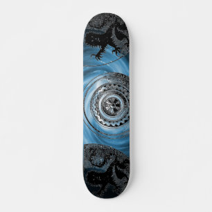 Skateboard für mittelalterliche Schilde
